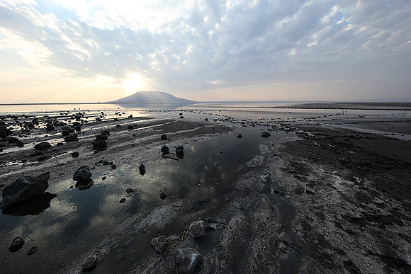 Lake Natron, near the Kenyan's border