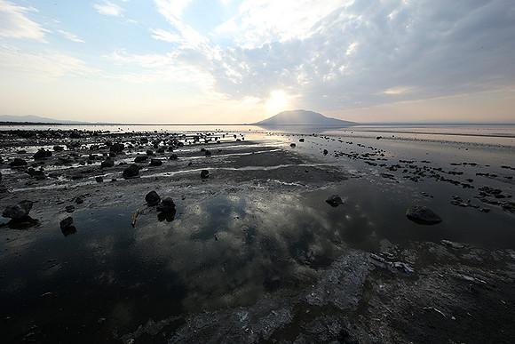 Lake Natron, near the Kenyan's border