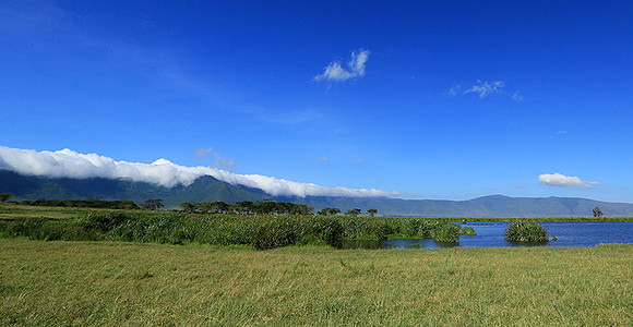 In the crater of Ngorongoro