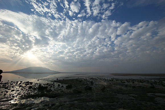 Lake Natron, near the Kenyan's border