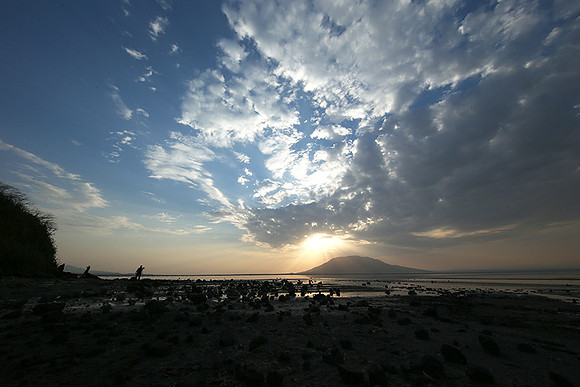Lake Natron, near the Kenyan's border
