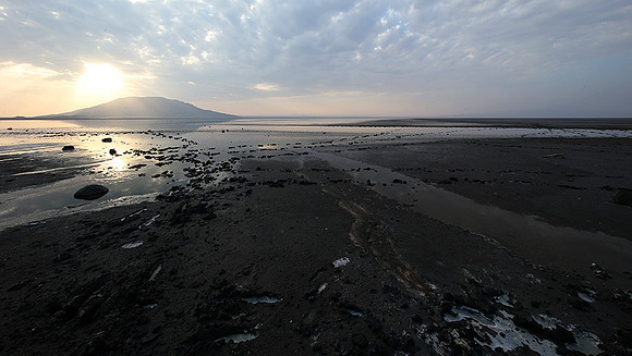 Lake Natron, near the Kenyan's border