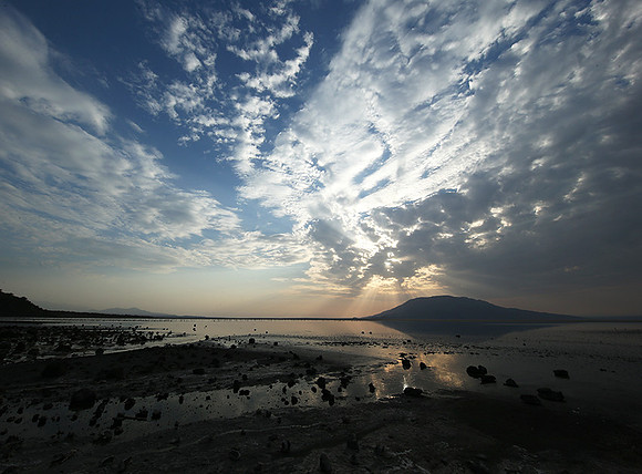 Lake Natron, near the Kenyan's border