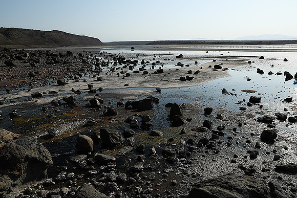 Lake Natron, near the Kenyan's border