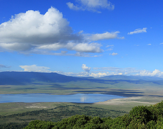 In the crater of Ngorongoro