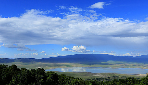 In the crater of Ngorongoro