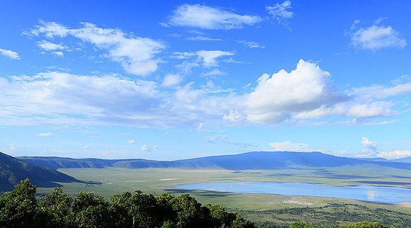 In the crater of Ngorongoro