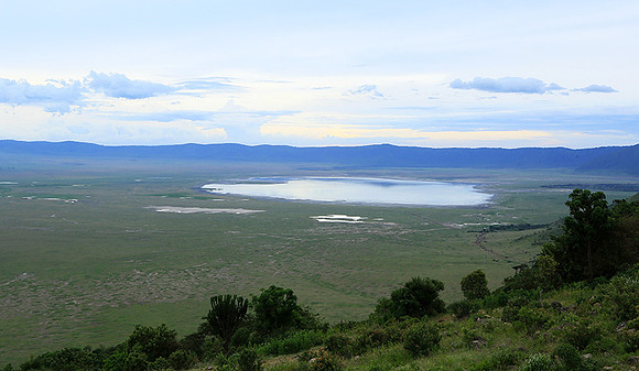 In the crater of Ngorongoro