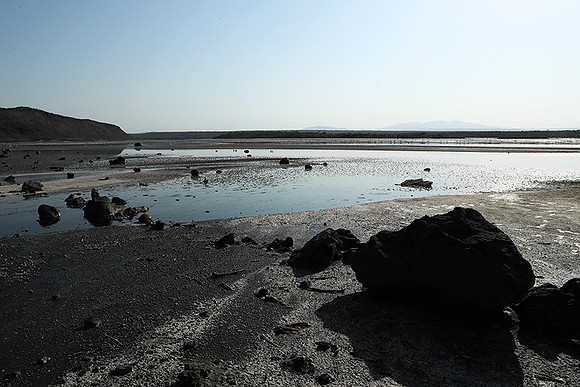Lake Natron, near the Kenyan's border