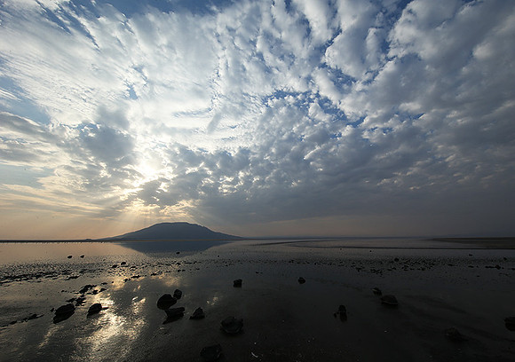 Lake Natron, near the Kenyan's border