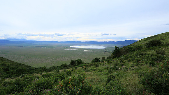 In the crater of Ngorongoro