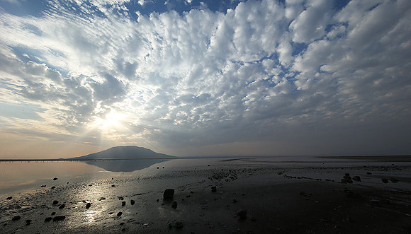 Lake Natron, near the Kenyan's border
