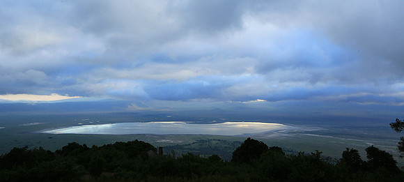 In the crater of Ngorongoro