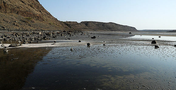 Lake Natron, near the Kenyan's border