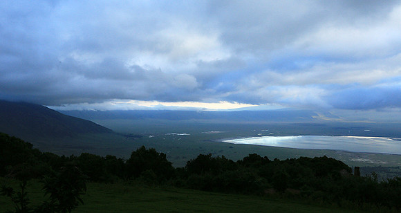 In the crater of Ngorongoro