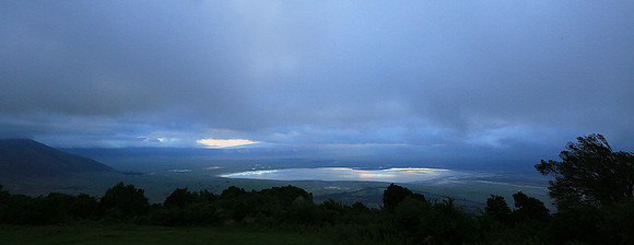 In the crater of Ngorongoro