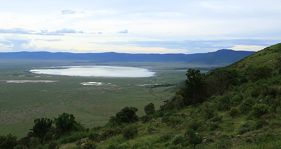 In the crater of Ngorongoro