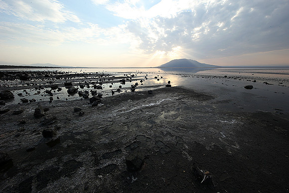 Lake Natron, near the Kenyan's border