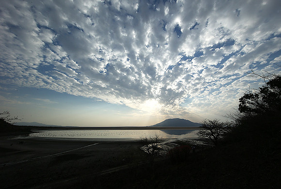 Lake Natron, near the Kenyan's border