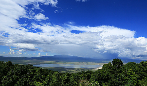 In the crater of Ngorongoro