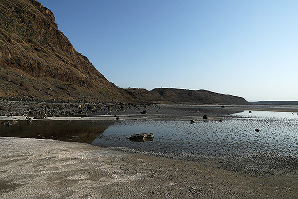 Lake Natron, near the Kenyan's border