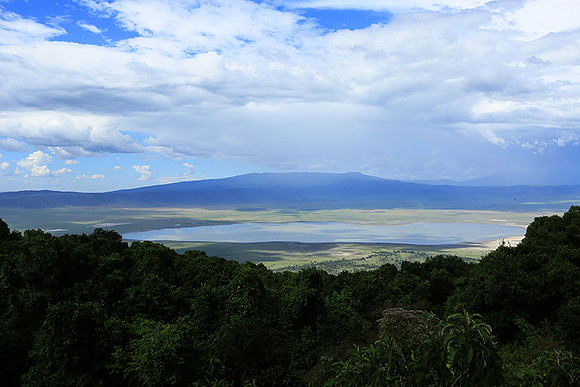 In the crater of Ngorongoro