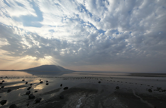 Lake Natron, near the Kenyan's border