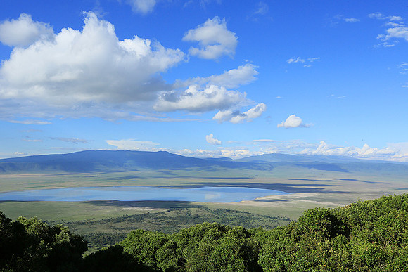 In the crater of Ngorongoro