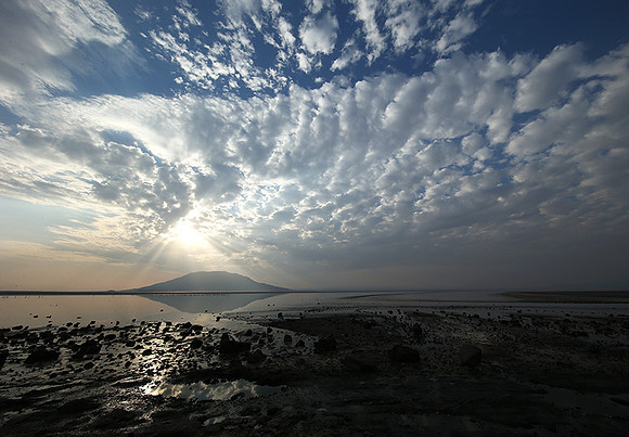 Lake Natron, near the Kenyan's border