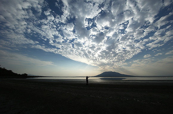 Lake Natron, near the Kenyan's border