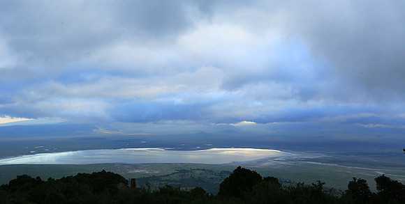 In the crater of Ngorongoro