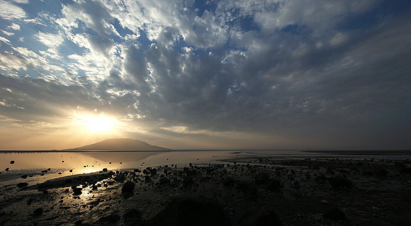 Lake Natron, near the Kenyan's border