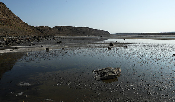 Lake Natron, near the Kenyan's border
