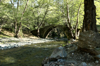 Medieval bridge near Pafos : Roudia bridge