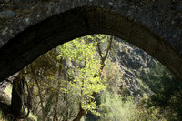Medieval bridge near Pafos : Roudia bridge
