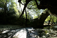 Medieval bridge near Pafos : Roudia bridge