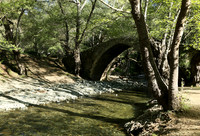 Medieval bridge near Pafos : Roudia bridge