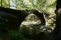 Medieval bridge near Pafos : Roudia bridge