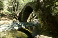 Medieval bridge near Pafos : Roudia bridge