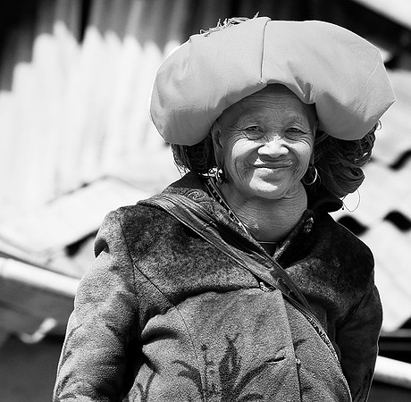 In a Zao ethnic village (north Vietnam)