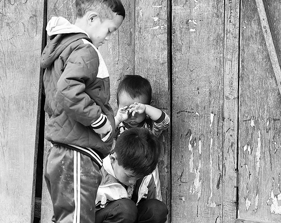 In a mountain village