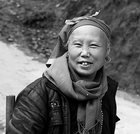 In a Zao ethnic village (north Vietnam)