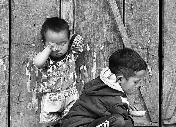 In a mountain village