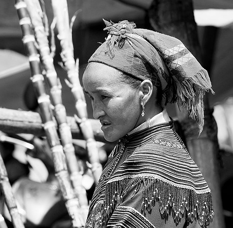 Near Sapa - Cancau's ethnic outdoor market
