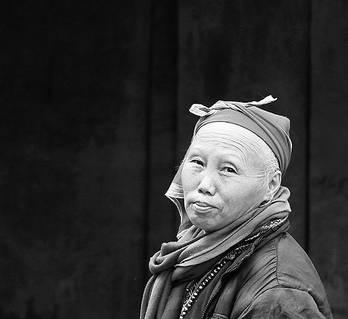 In a Zao ethnic village (north Vietnam)