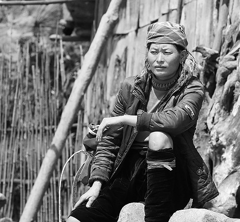 In a Hmong village