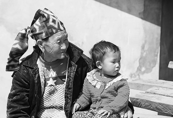 In a mountain village