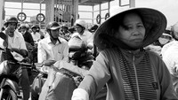 People on a ferry