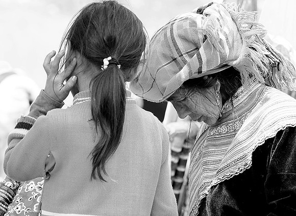 Near Sapa - Cancau's ethnic outdoor market