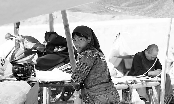 Near Sapa - Cancau's ethnic outdoor market